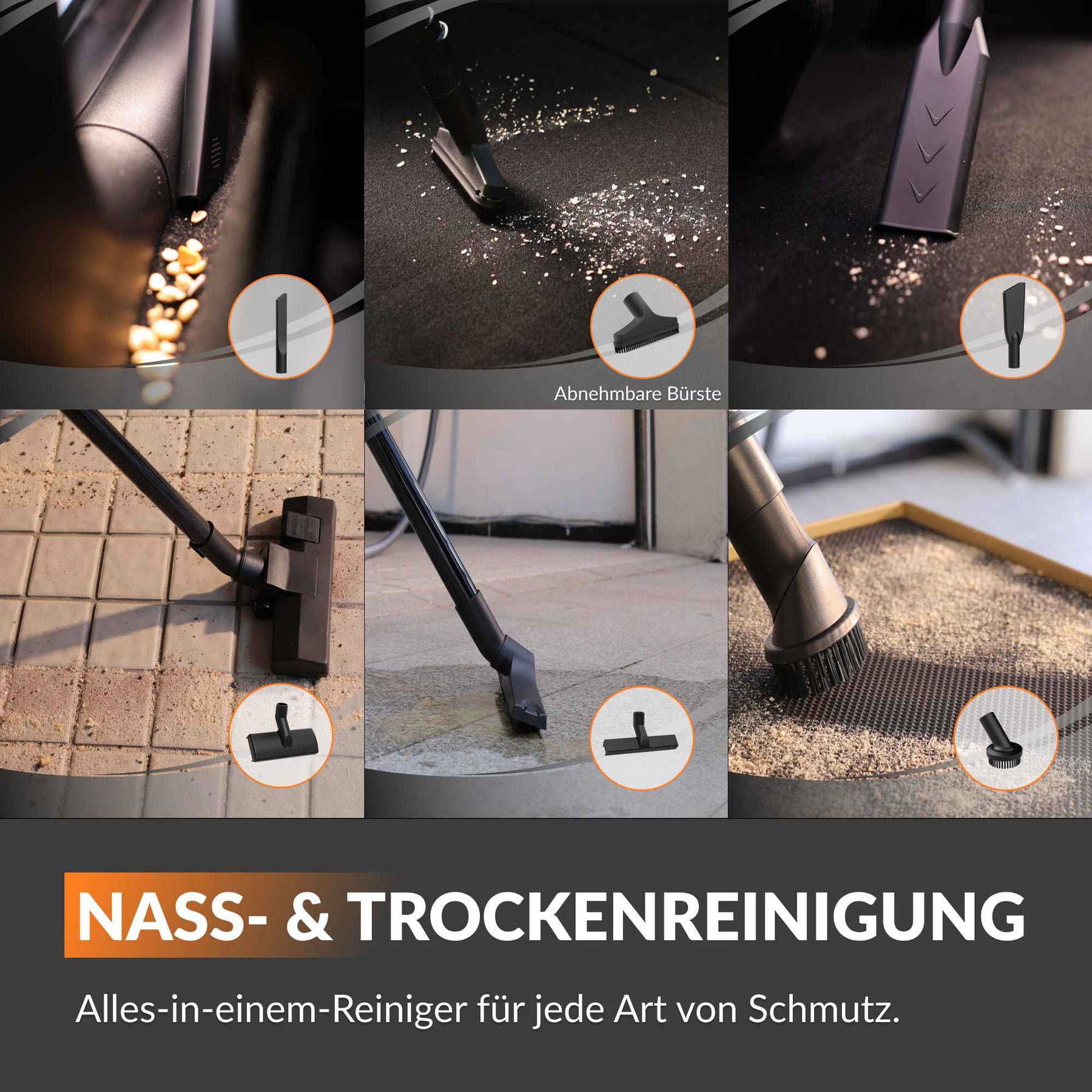 Grandstorm Aufrollbarer Staubsauger Merkmale