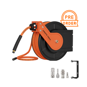 Aufrollbare Luftschlauchaufbewahrung – Legierter Stahl, 3/8 Zoll, 15 m