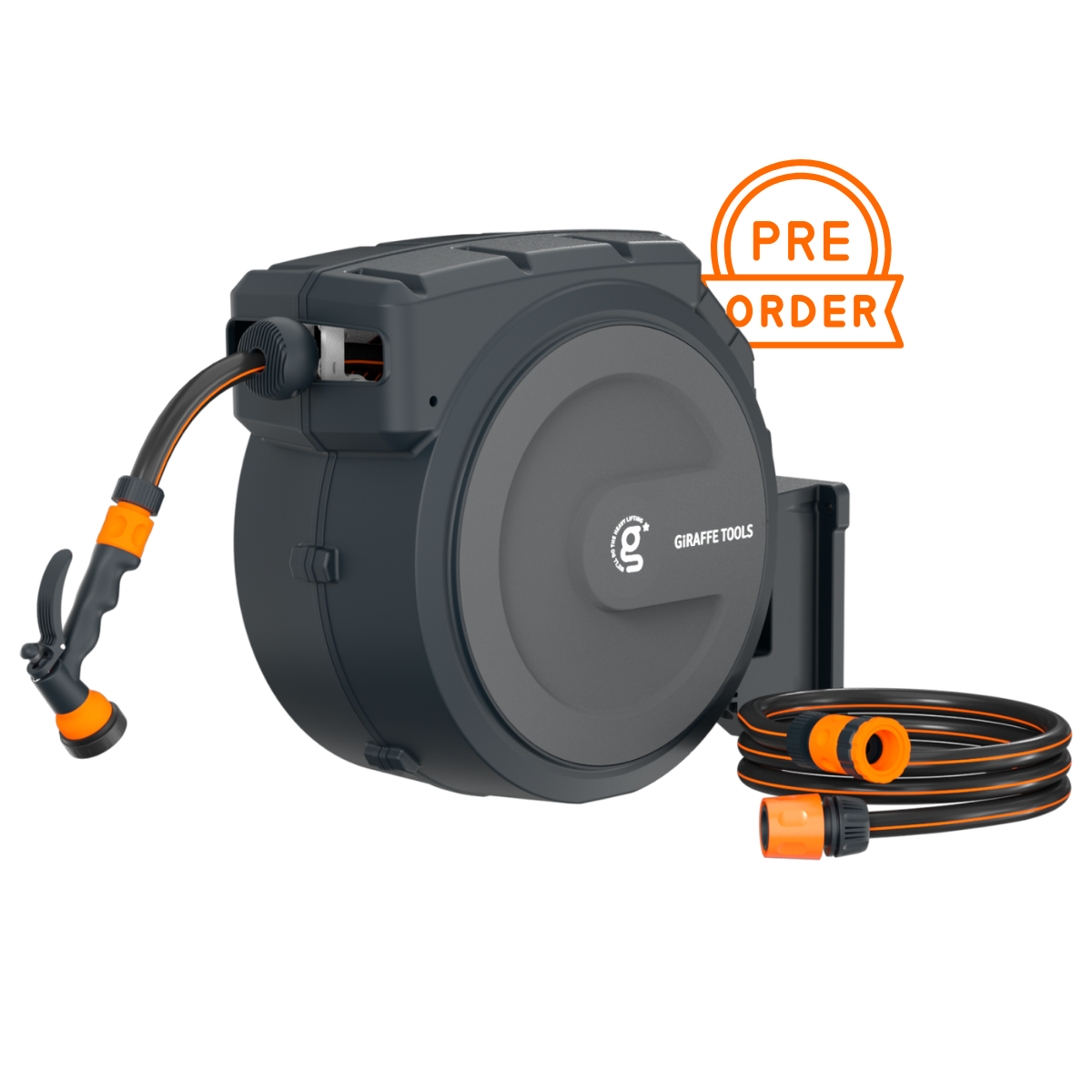 Aufrollbare Gartenschlauchrolle-1/2in-35m